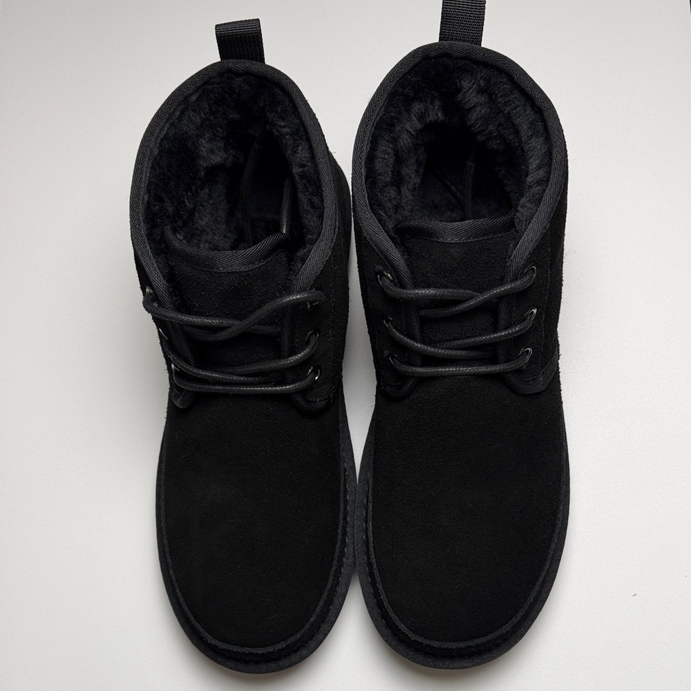 Men's Classic Black Suede Boots